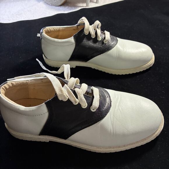 Willits Saddle Shoes black white 5W Honor Roll II Retro Uniform Cheerleader CUTE - Picture 2 of 7